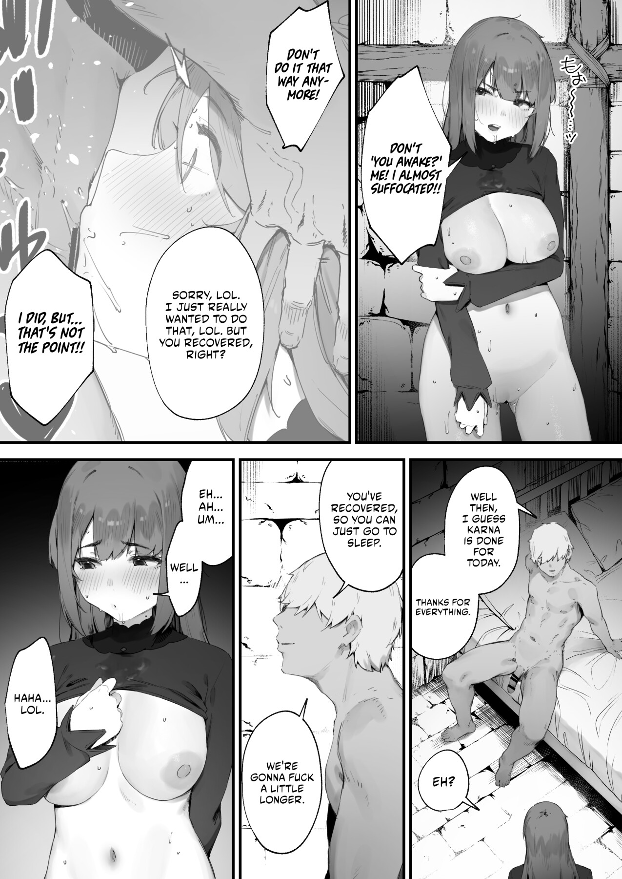 Hentai Manga Comic-"MP is Depleted Because of a Curse!! - last part-Read-48
